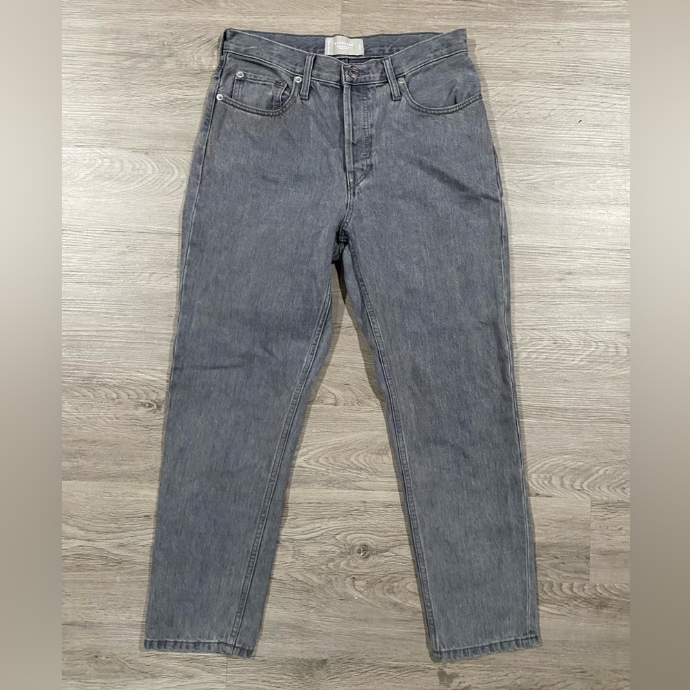 Everlane The 90s Cheeky Gray Jeans Tapered‎ Leg Casual 27 Crop